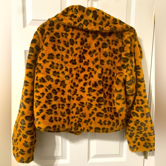 Leopard Faux Fur Jacket - Picture 3 of 4